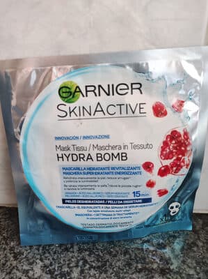 Máscara Garnier Rosto Skin Active Azul Pele Desidratada