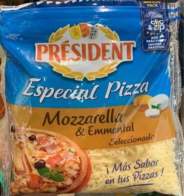 Queijo Ralado para Pizza President
