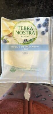 Queijo Terra Nostra Fatiado Menos 50% Gordura