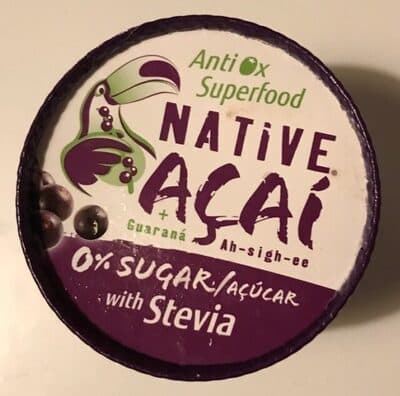 Polpa Nativede Fruta Açaí Zero Açúcar