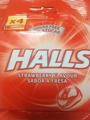 Drops Halls Morango