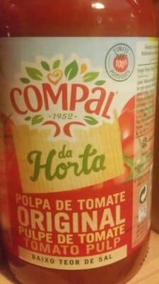 Polpa Compal da Horta Tomate