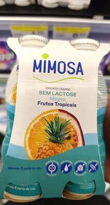Iogurte Liquido sem Lactose Mimosa Magro Frutos Tropicais