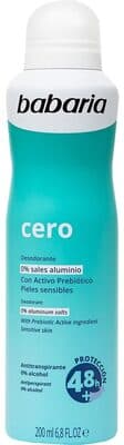 Desodorizante Spray Zero Babaria 200 ml.