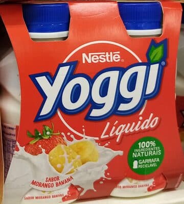 Iogurte Yoggi Líquido Morango e Banana