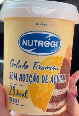 Gelado Nutrégi sem Açúcar Adicionado Tiramisu