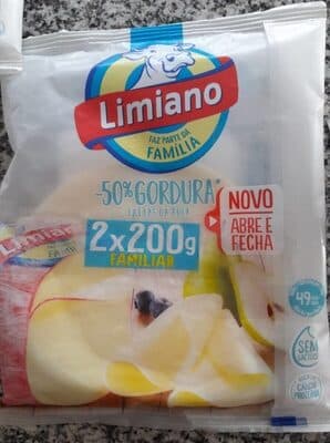 Queijo Limiano Fatias -50% Gordura