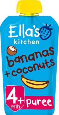 Saqueta Ella's Kitchen Banana e Leite de Côco