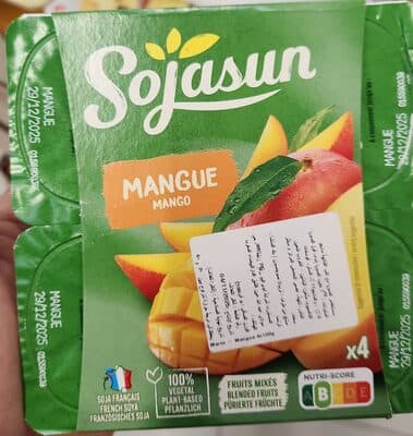 Sojagurte Sojasun Manga
