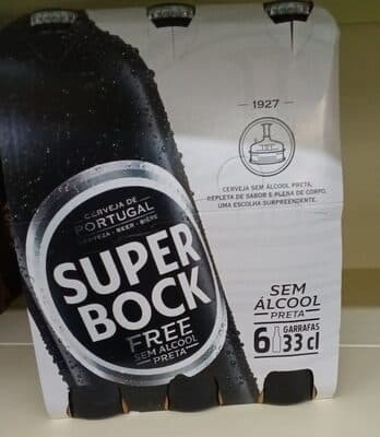 Cerveja Super Bock sem Álcool Preta