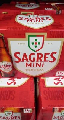 Cerveja Sagres Branca Mini