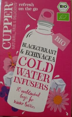 Infusão Fria Cupper Groselha-Negra Equinácea BIO 10saq
