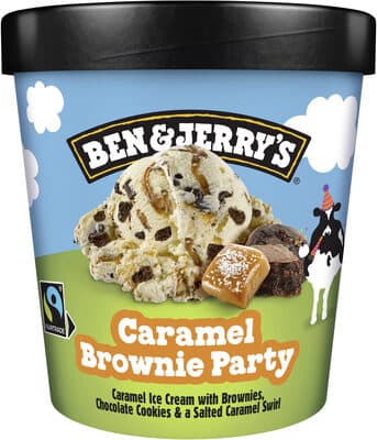 Gelado B&J Caramel Brownie Party