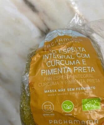 Pão Pachamama Espelta Integral Curcuma e Pimenta