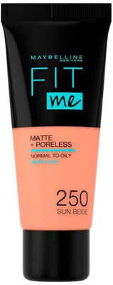 Base Maybelline Fit Me Matte 250 Nu