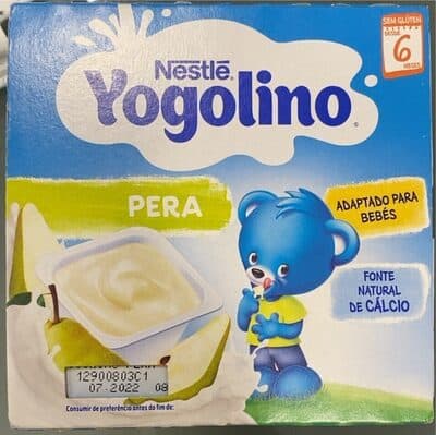 Sobremesa Láctea Nestlé Yogolino Pêra