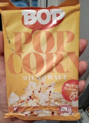 Pipocas Bop Microondas Manteiga