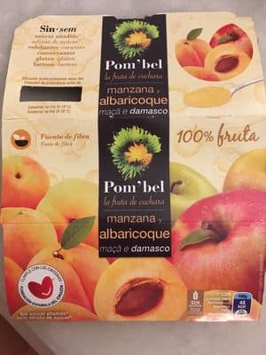 Puré de Fruta Pom`bel Maçã e Alperce