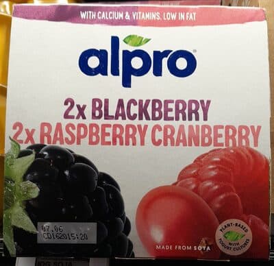 Yofu Alpro Soja Framboesa e Amora