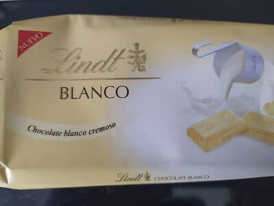 Tablete Lindt Chocolate Branco
