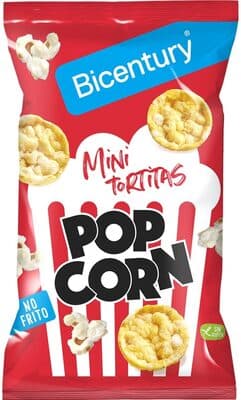 Tortitas Bicentury Mini Milho Sabor Pipoca