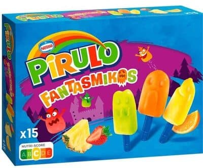 Gelado Nestlé Pirulo Fantasmikos
