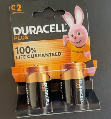 Pilha Alcalina Duracell Plus C Pack