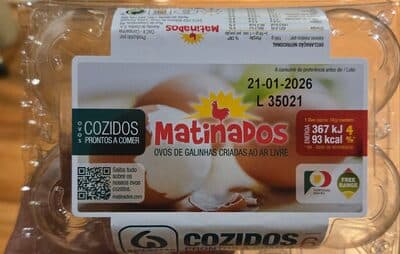 Ovos Cozidos Matinados