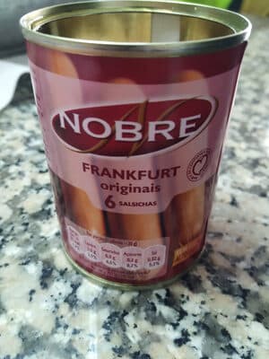 Salsichas Nobre Lata
