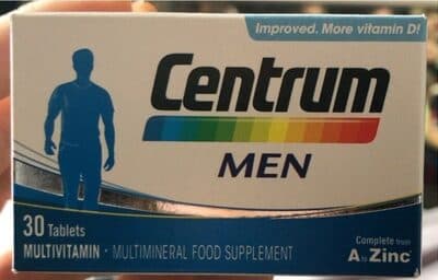 Suplemento Centrum Homem 30 Comprimidos