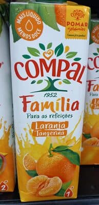 Nectar Compal Família Laranja Tangerina