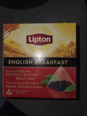Chá Preto Lipton English Breakfast 20 Saq