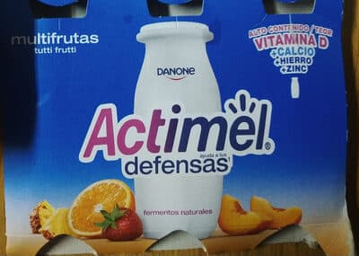 Probiótico Actimel Tutti