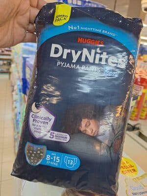 Fralda Cueca Huggies Drynites Menino