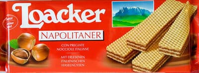 Bolacha Loacker Waffer Avelã