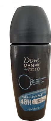 Desodorizante Roll-On Dove Men Clean Comfort 0% Aluminio