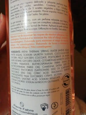 Gel Avene Duche Body