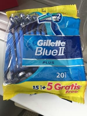 Máquina de Barbear Descartável Blueii Plus Gillette