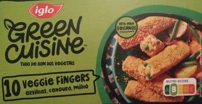 Douradinhos Iglo Green Cuisine Vegetais
