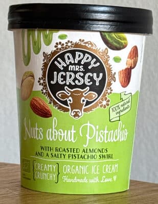 Gelado Happy Mrs Jersey Pistácio e Amêndoas
