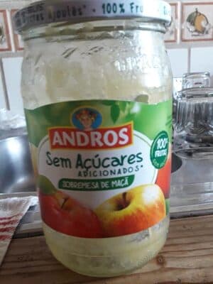 Sobremesa Andros Maçã sem Adição Açúcar