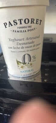 Iogurte Pastoret Natural 0% de Gordura