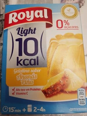 Gelatina Royal Ananás Light 10 Kcal