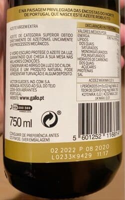 Azeite Gallo Virgem Extra Socalcos
