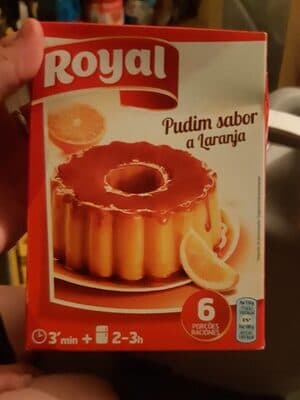 Pudim Royal Caseiro Laranja