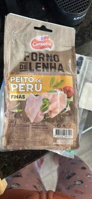 Peito de Perú Forno Lenha Campofrio Fatias Finas