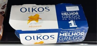 Iogurte Oikos Danone Grego Pêssego