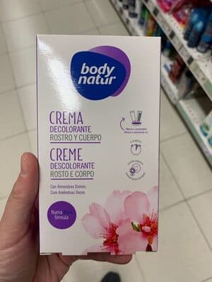 Creme Descolorante Rosto e Corpo Body Natur