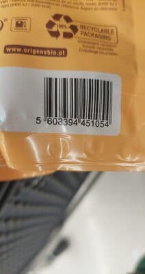 Papas de Aveia Origens Bio Banana e Cacau