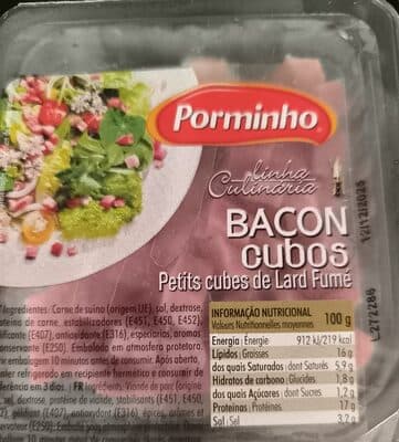 Bacon Porminho Cubos